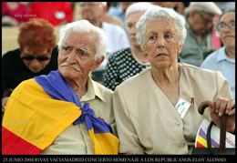 Concert d'homenatge als Republicans a Rivas-Vaciamadrid el 25 de juny de 2004 